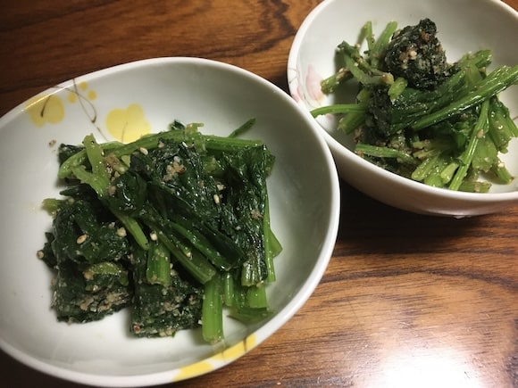 ほうれん草のごま和え